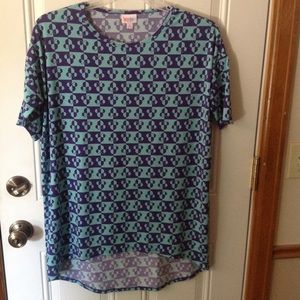 LuLaRoe Minnie Mouse Irma top size S